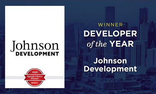 Houston Agent Magazine Names Johnson Development ‘Developer of the Year’