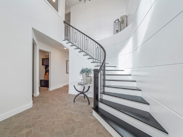 Minimalism style home interior design stairs