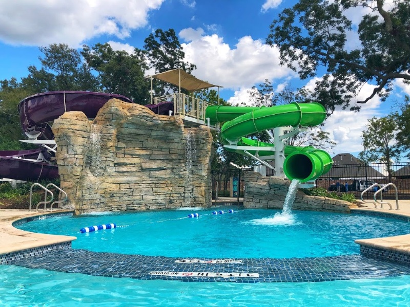 Family-friendly Waterpark Amenity in Veranda Community in Richmond, TX